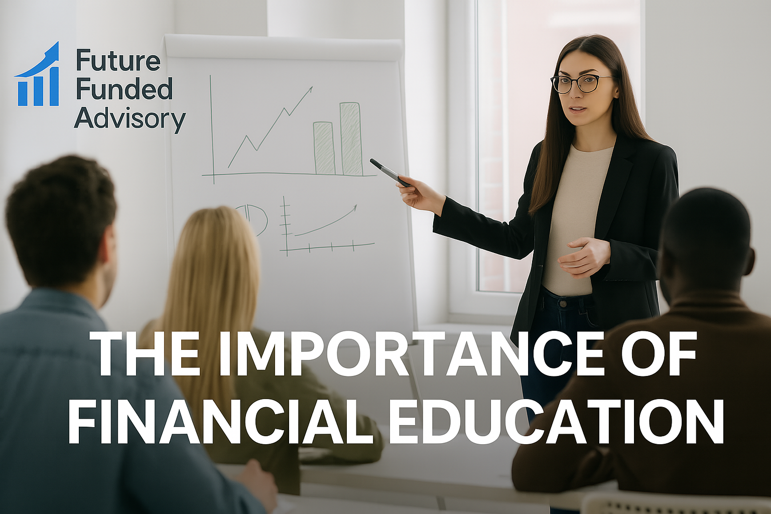 People learning about finance